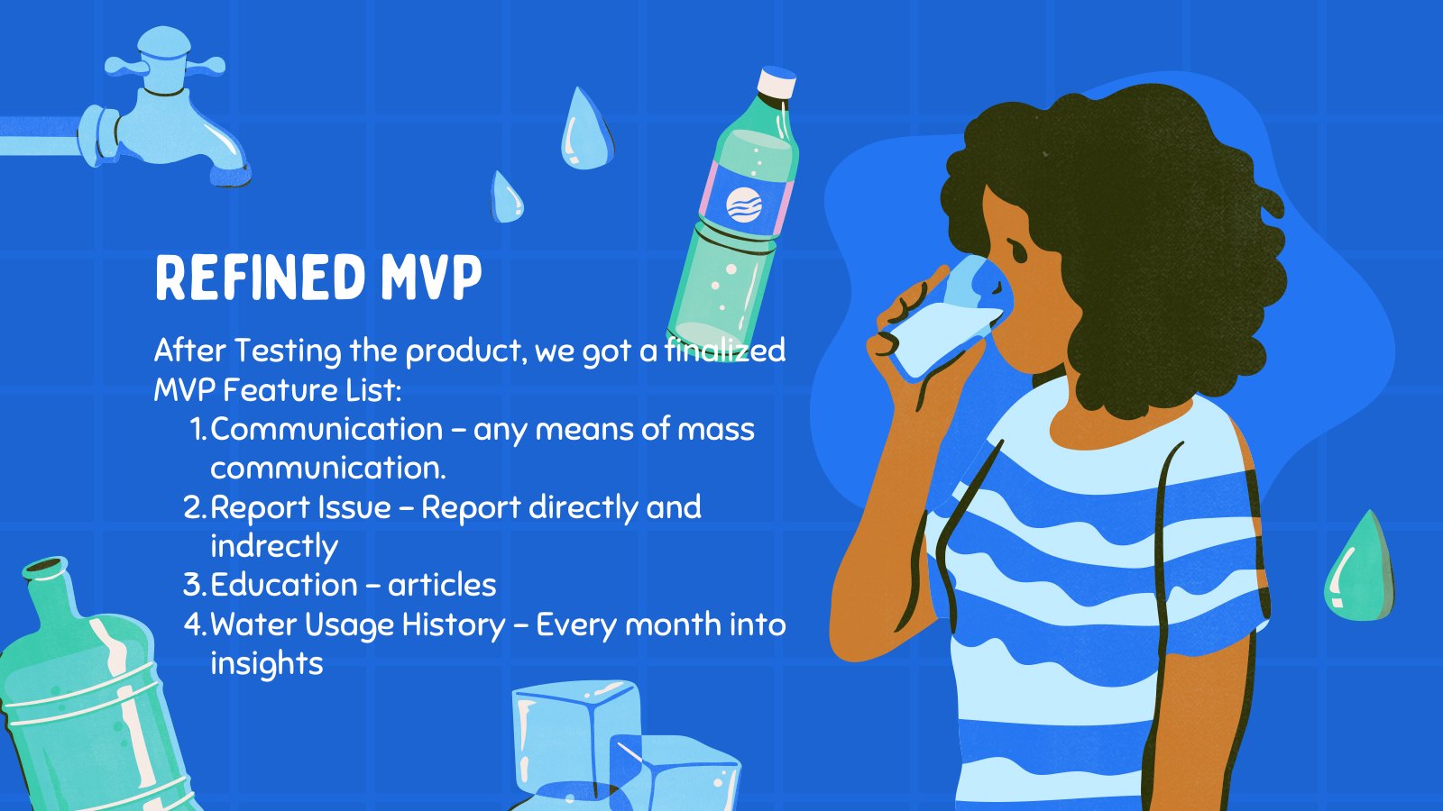 Refined MVP feature list