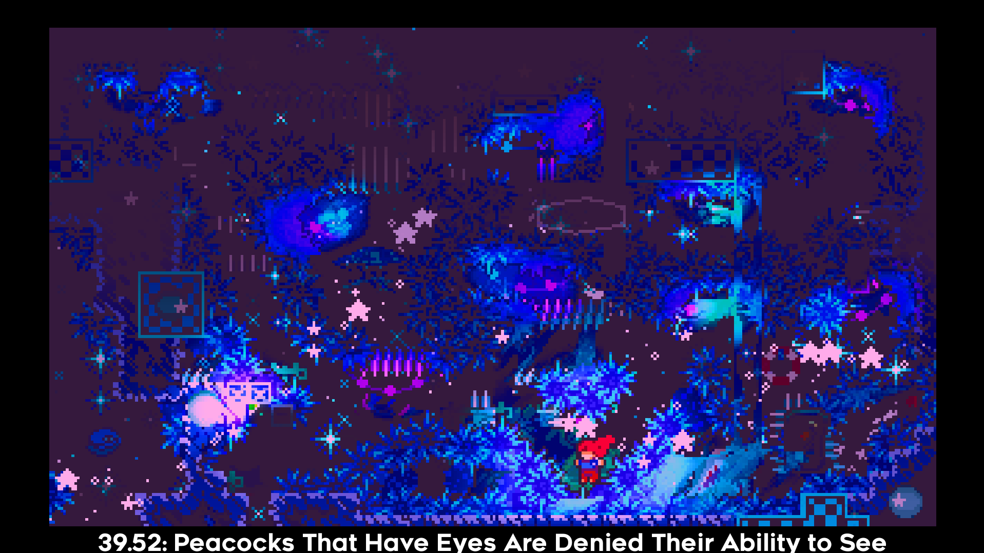 39.52: Peacocks That Have Eyes Are Denied Their Ability to See