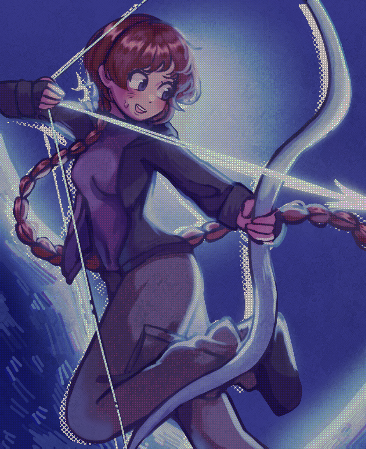 apr 29, a girl with a mystical bow and arrow, took slight inspo from katniss from the hunger games :3