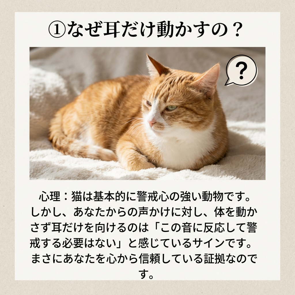 猫の耳がピクッとする理由と愛されている証拠 - Image 3