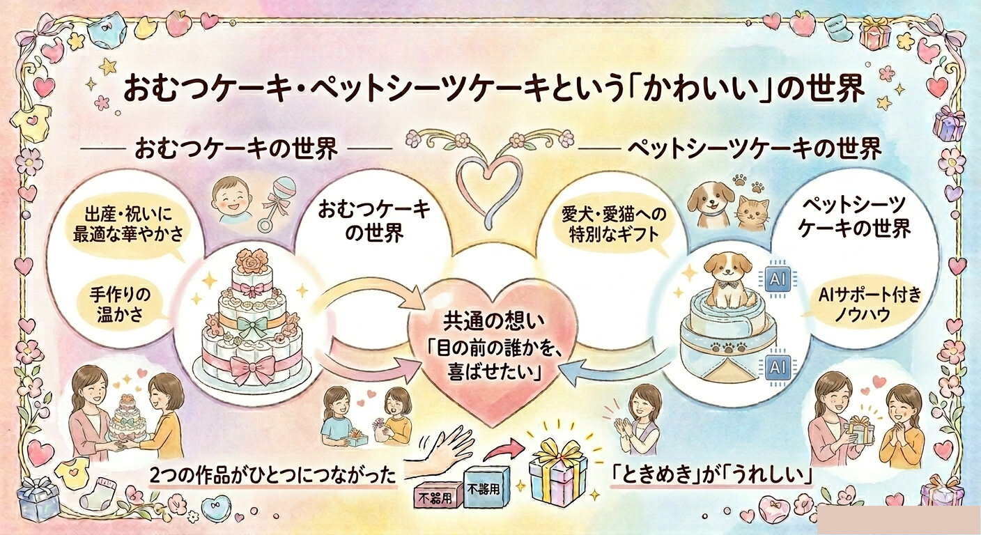 おむつケーキの世界