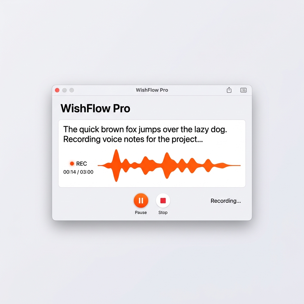 WishFlow Pro interface