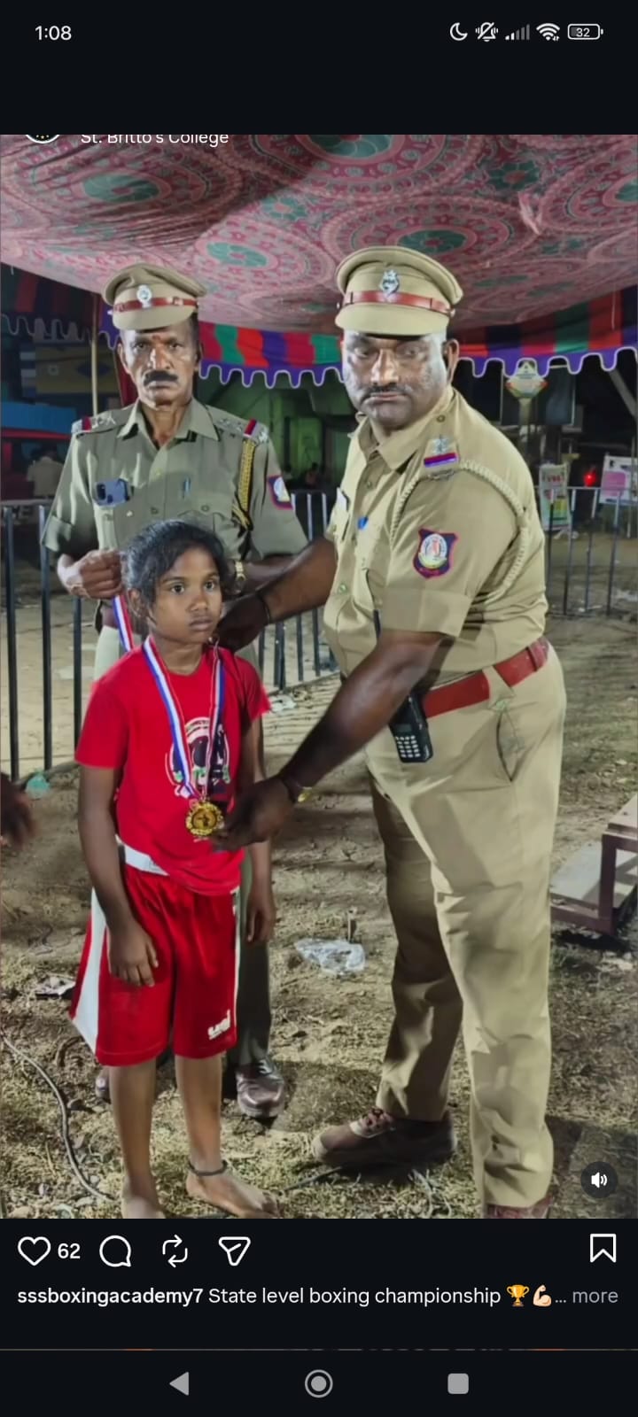 SSS Boxing Champion — National-level Competitor