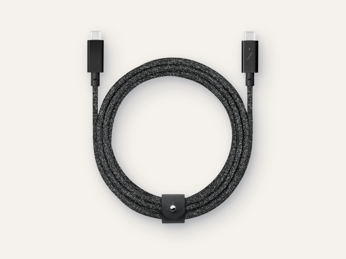 Native Union Belt Cable Pro 240W product image on warm off-white background