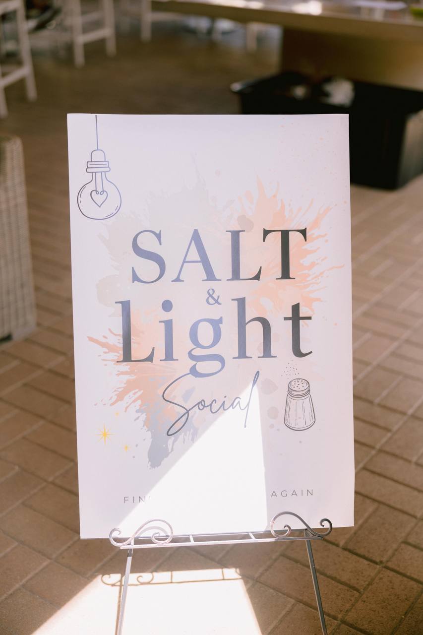 The Salt & Light sign