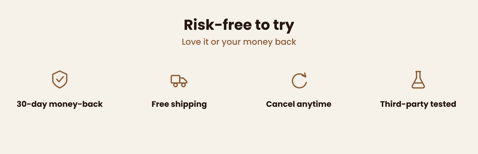 Risk-free to try