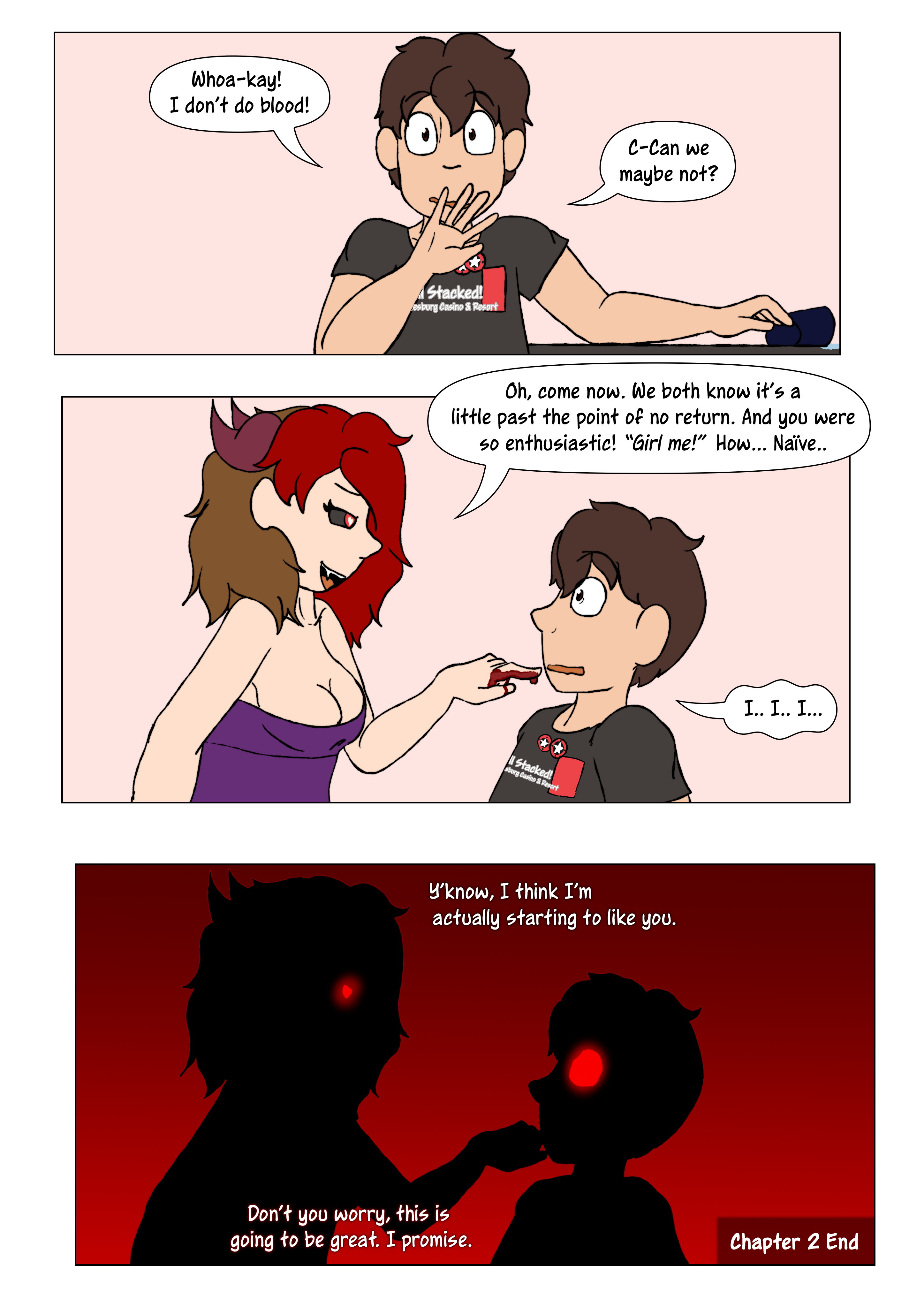 Chapter 2, Page 23, End of Chapter - Art by LariUmbreon