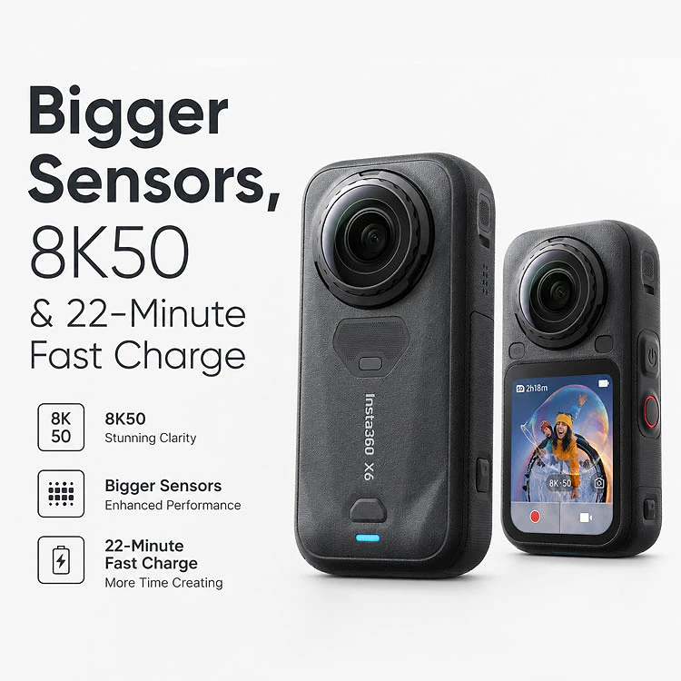 Nhìn Đầu Tiên DJI Osmo 360 II: Thiết Kế Mới Và Nâng Cấp Pin - Hình 5