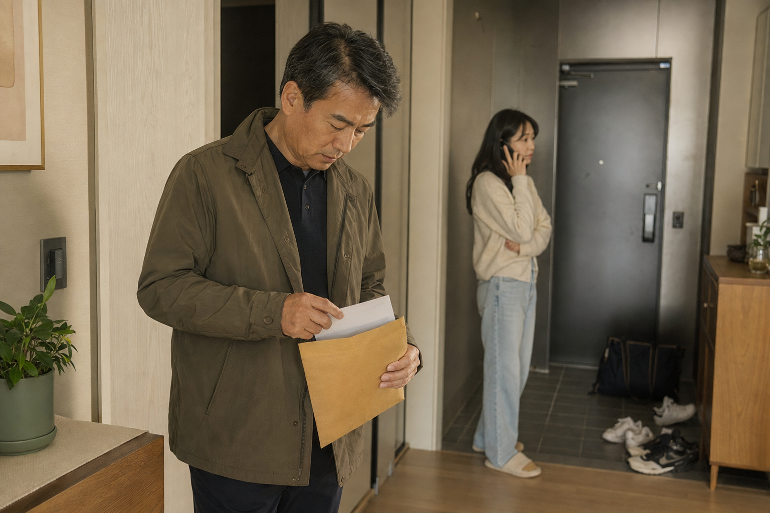 상급종합병원 방문 전에 의뢰서 예외와 초진 준비물을 확인하는 설명 장면