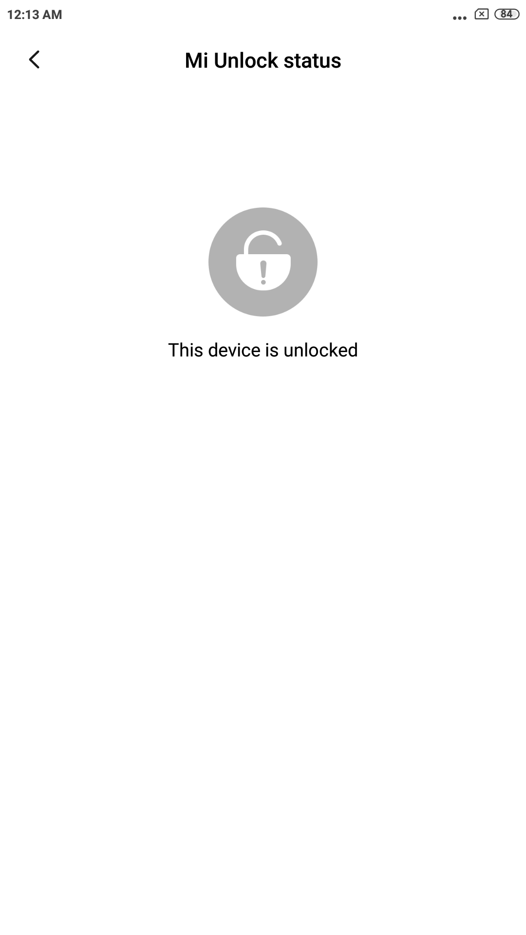 Unlock confirmation on device