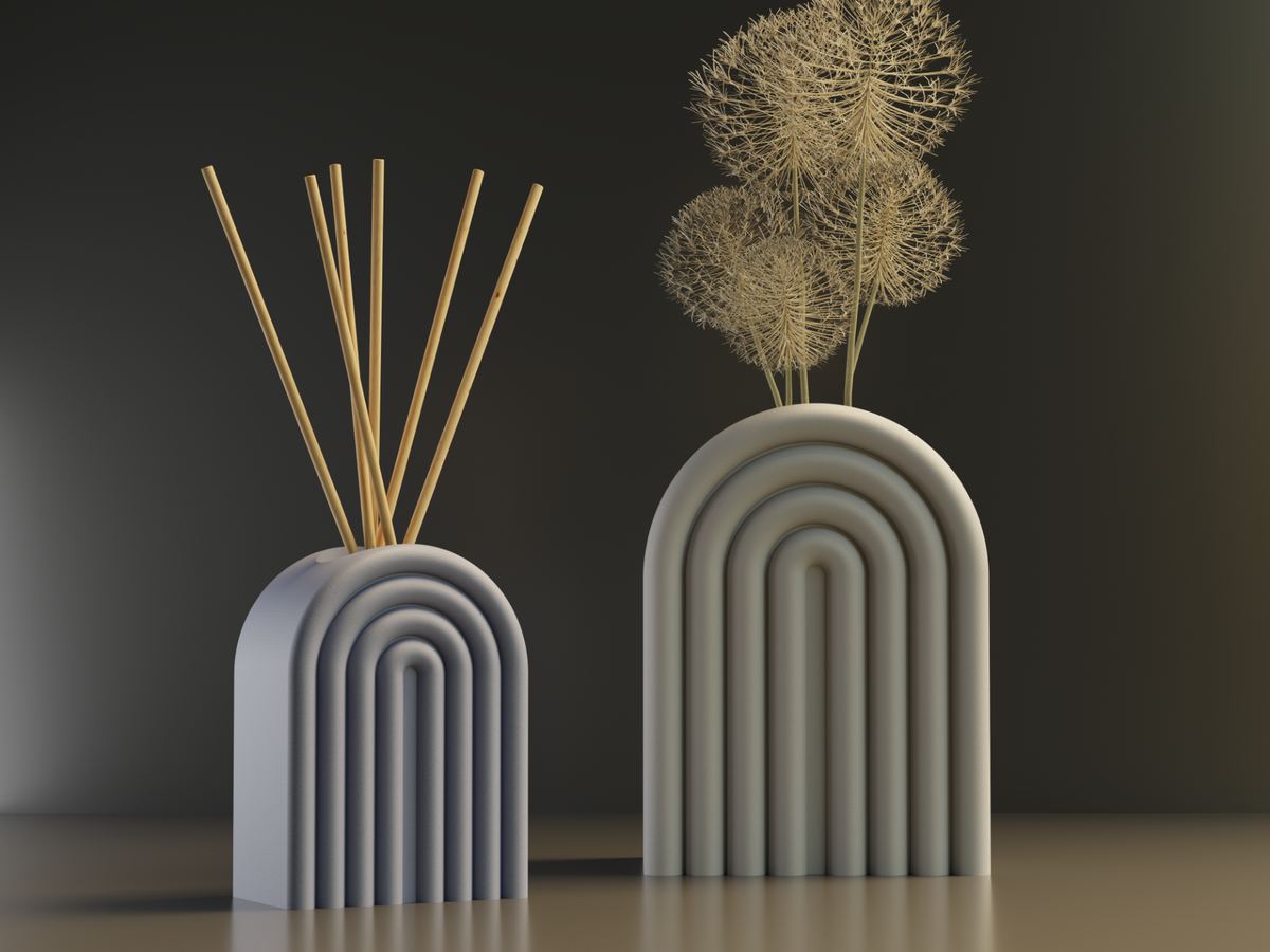 Difusor Arcoíris impreso en 3D