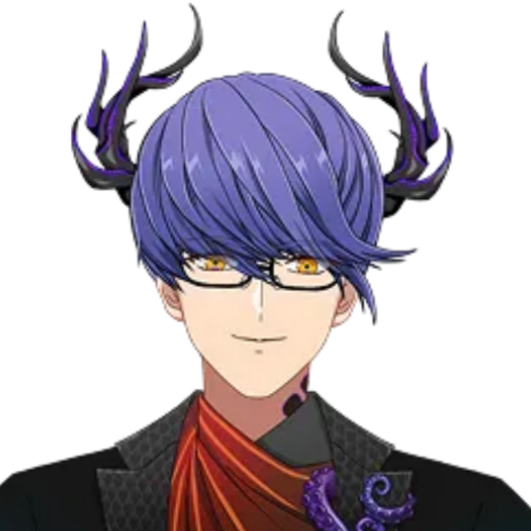 Leviathan ; i love him sm but he only wears glasses in a few cards and in till death do us part </3