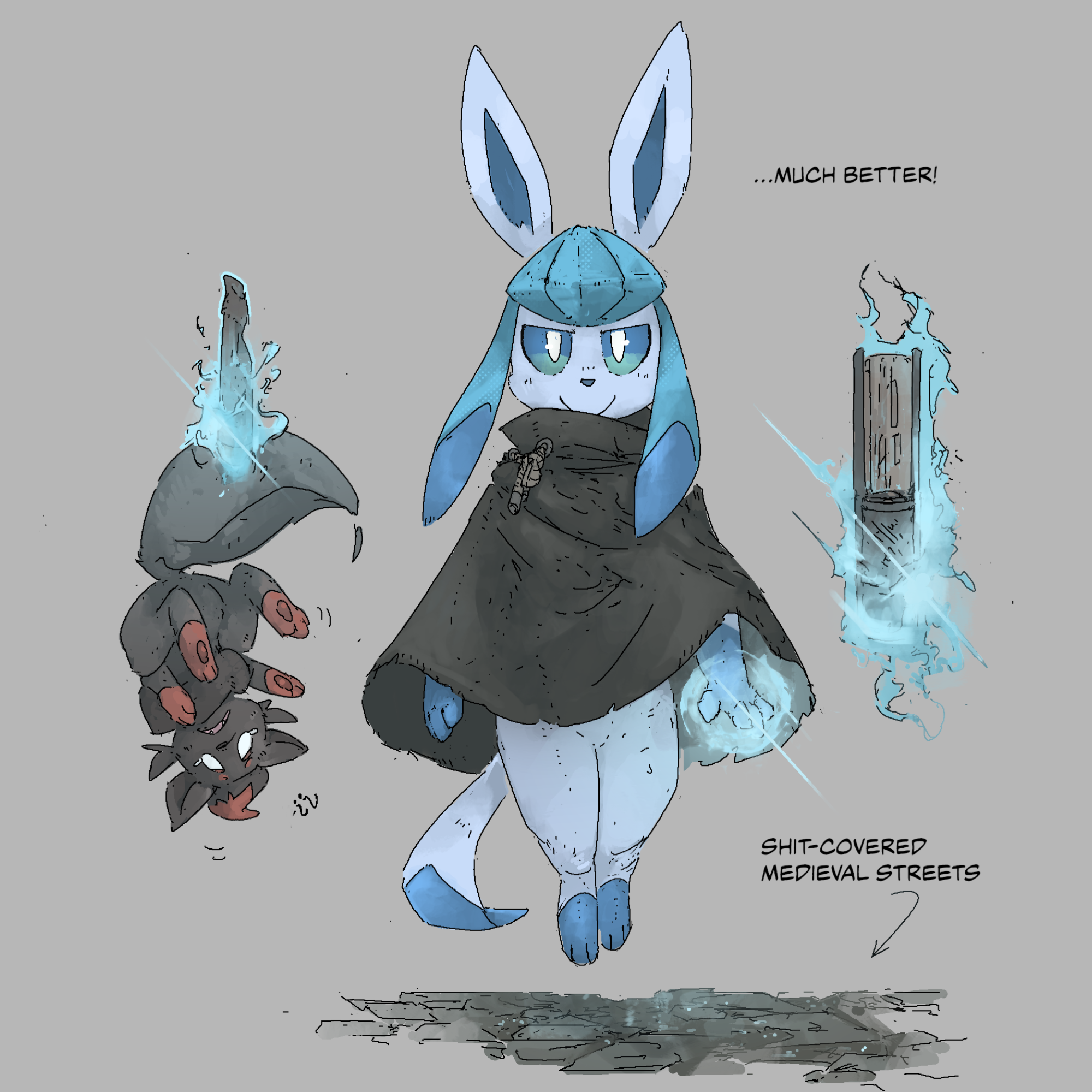 Glaceon & Zorua Glaceon & Zorua