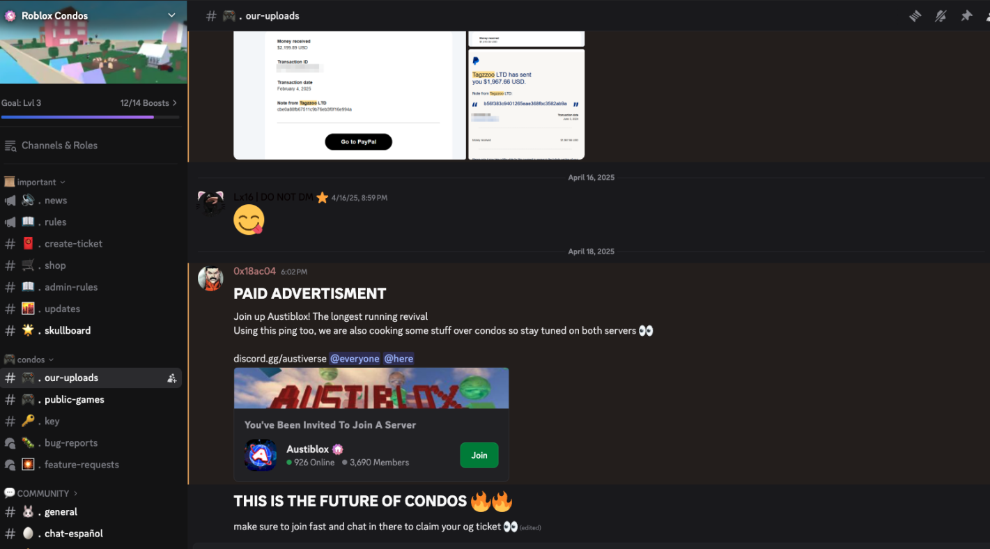original screenshot