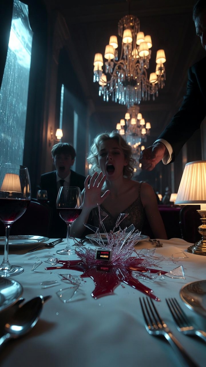 HE SMASHED HER WINE GLASS AT A LUXURY RESTAURANT… THEN THE HIDDEN DEVICE EXPOSED A CORPORATE COUP