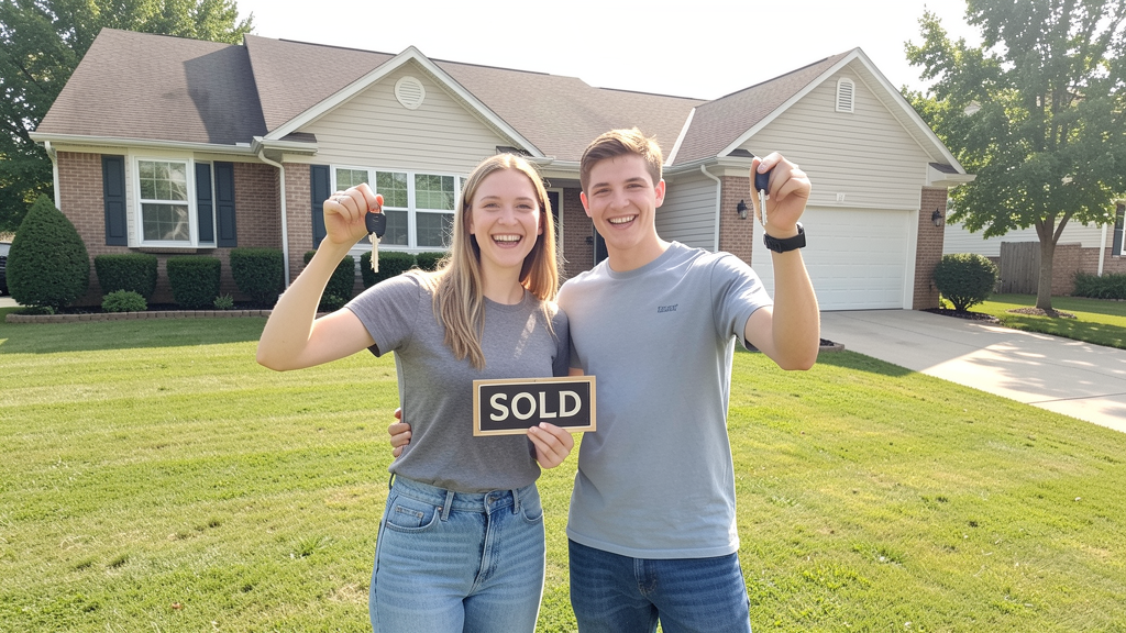 Authentic public realtor closing-day moment