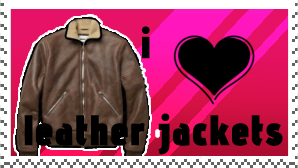 i heart leather jackets