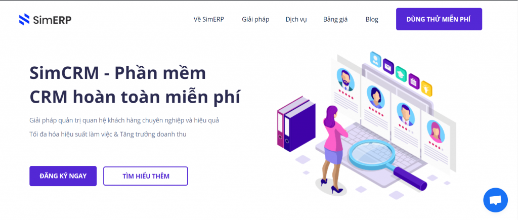 Quản lý thời gian làm việc hiệu quả với phần mềm SimERP
