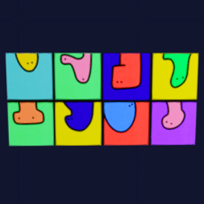 Funky Little Dudes Wall Art