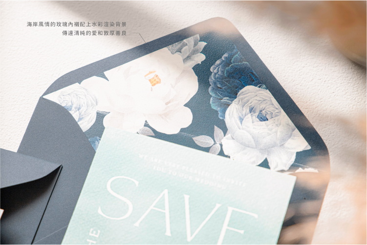 婚卡喜帖 - 幸福蔚藍 商品圖6