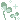 A pixel of a brown heart and a pink heart