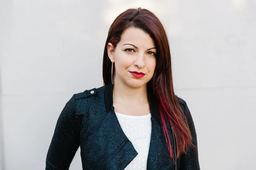 A photo of Anita Sarkeesian