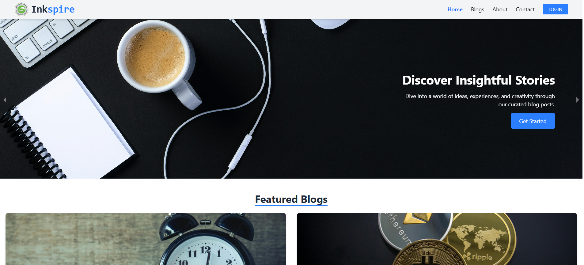 Inkspire Blog Website