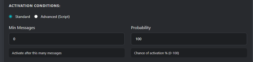 Conditions