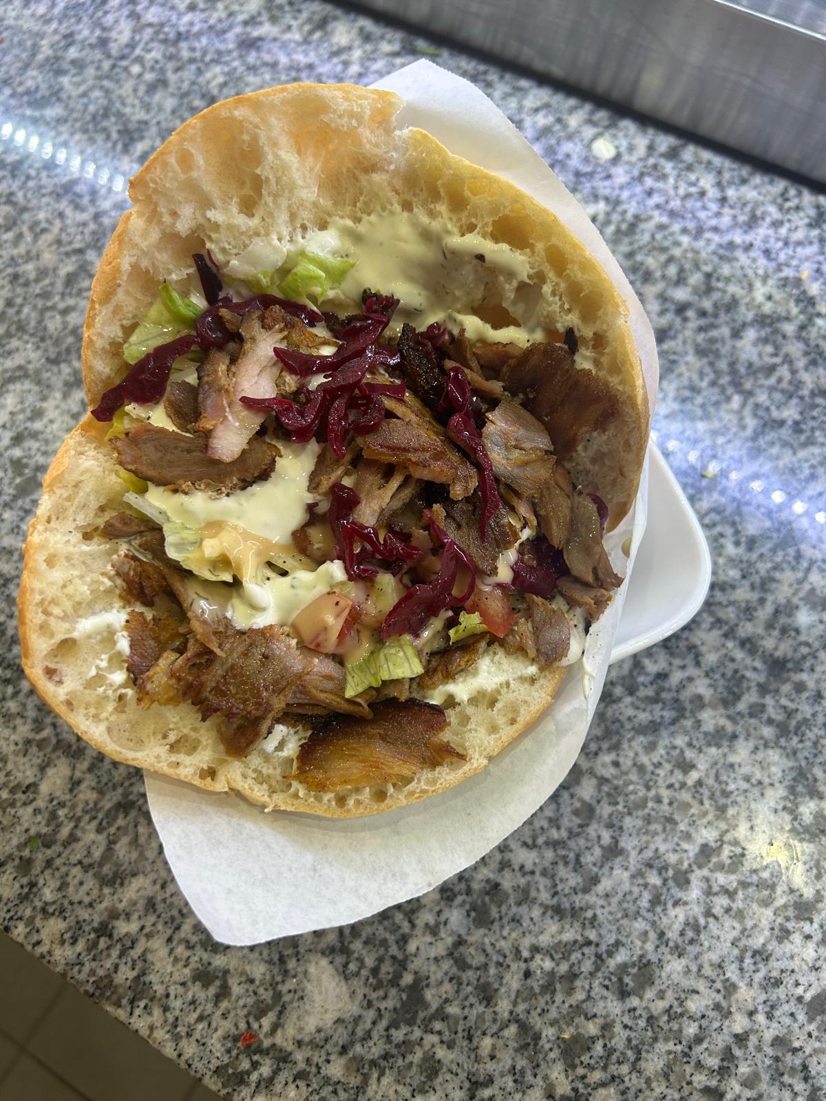 Drehspie� Kalb ? Snack House Yassine