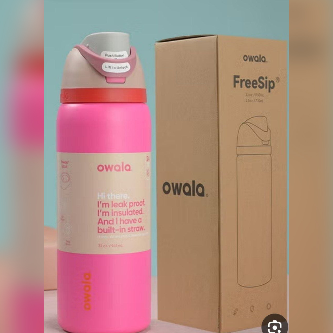 زجاجة مياه حرارية Owala FreeSip