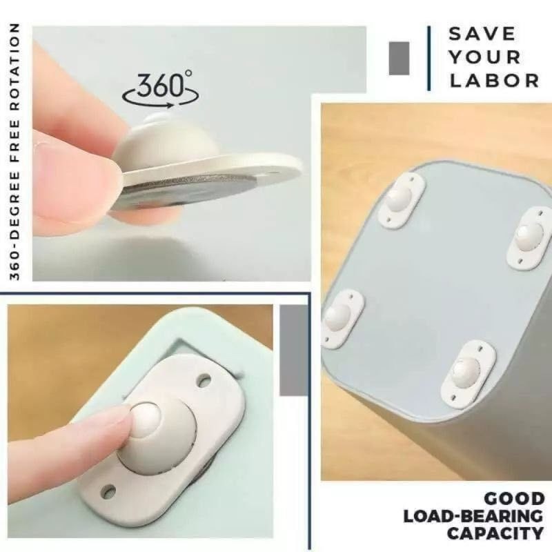 عجلات متعدده الأستخدامات لباسكت القمامه