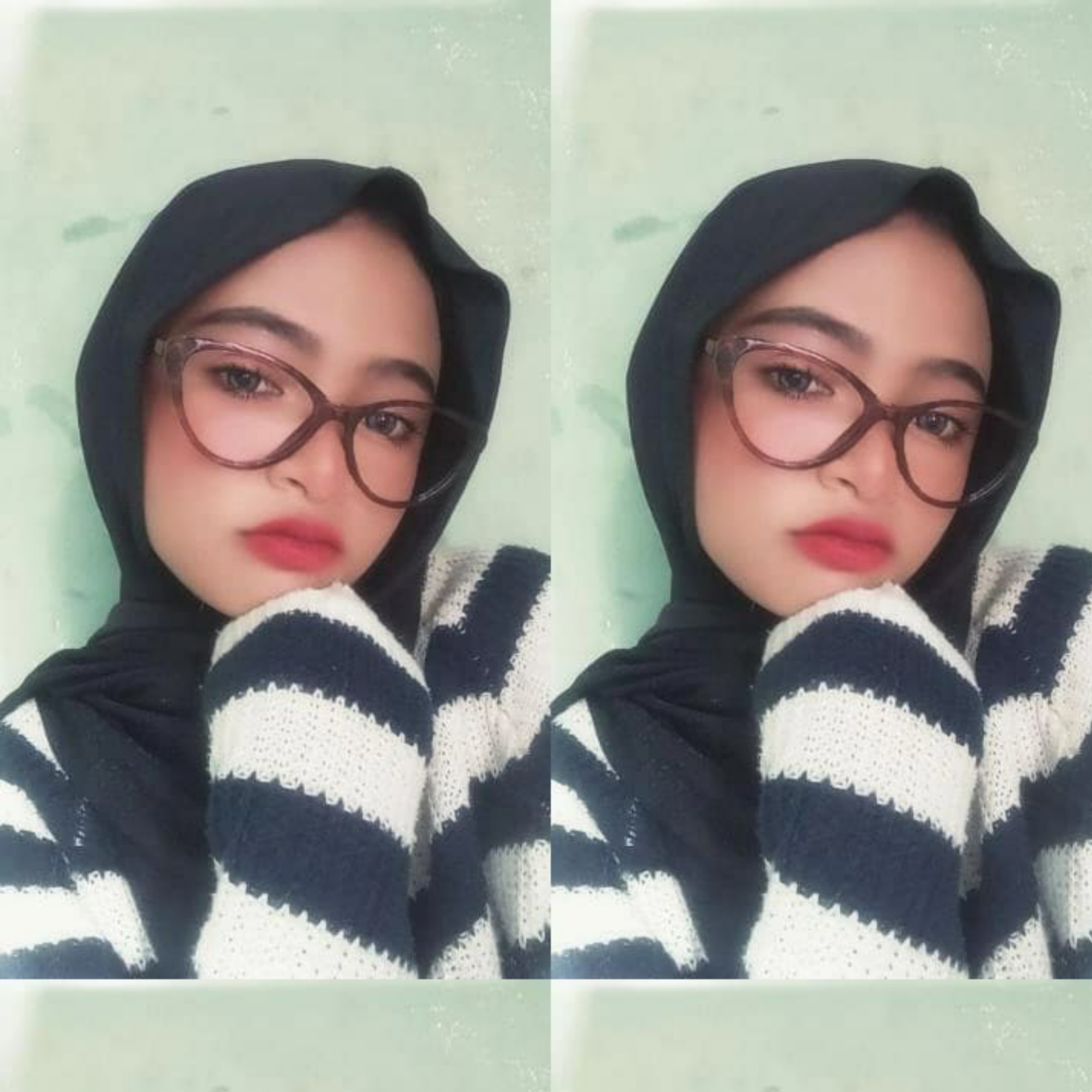 Foto close up pasangan dengan ekspresi penuh kasih sayang