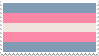 stamp of a trans flag