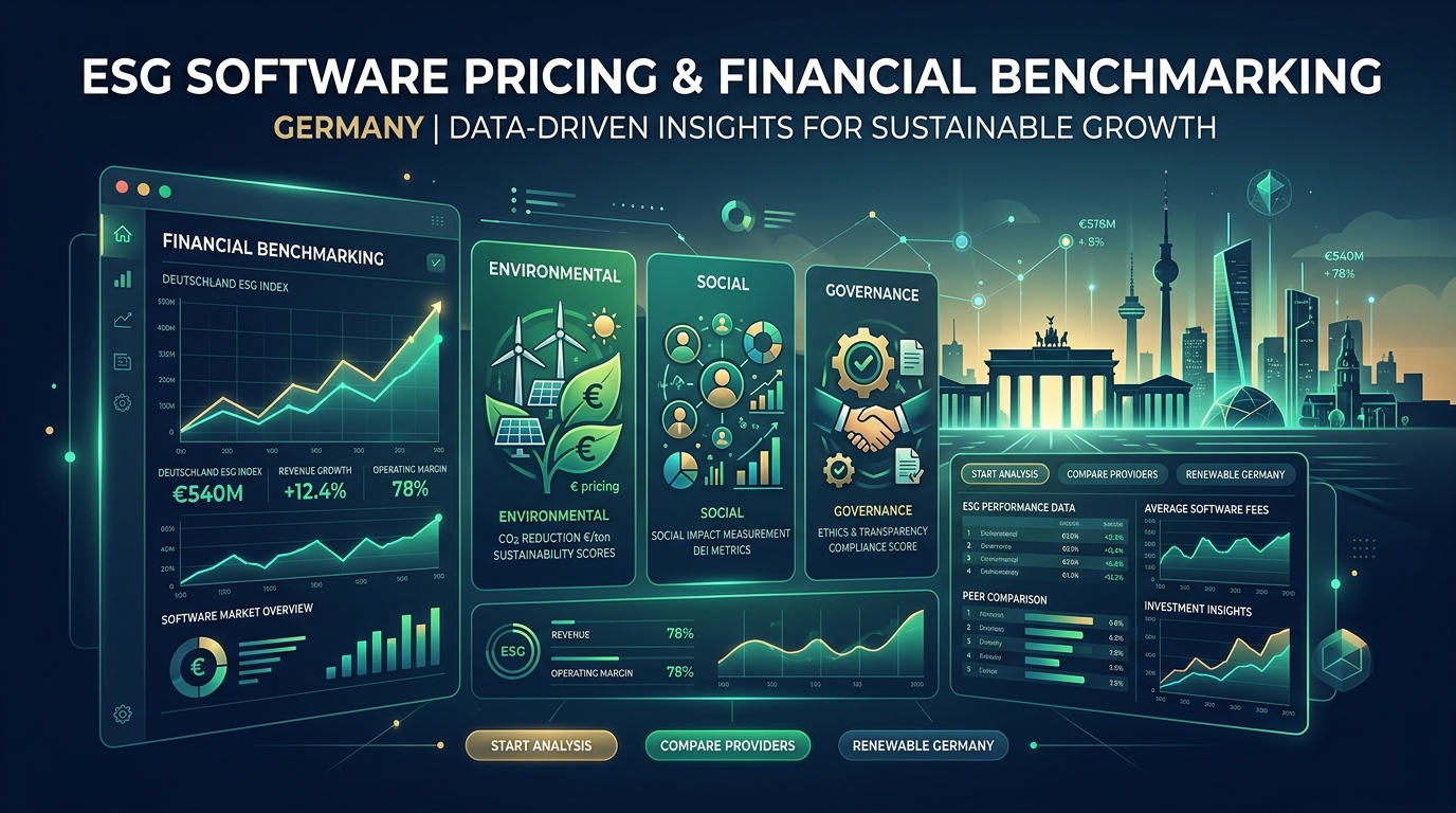 ESG Software Pricing in Germany: 2026 Cost Benchmark & Implementation Guide