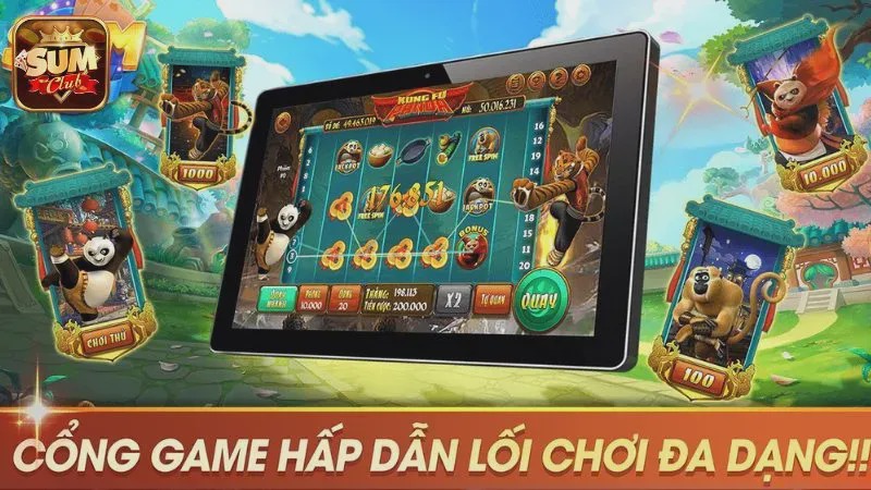 SUMCLUB - Cổng game hấp dẫn lối chơi đa dạng