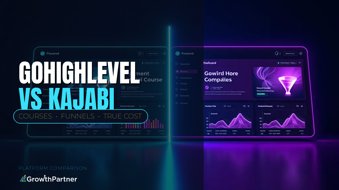 GoHighLevel vs Kajabi: Courses, Funnels and True Cost Compared (2026) — HL Growth Partner, Dr Priya Jaganathan