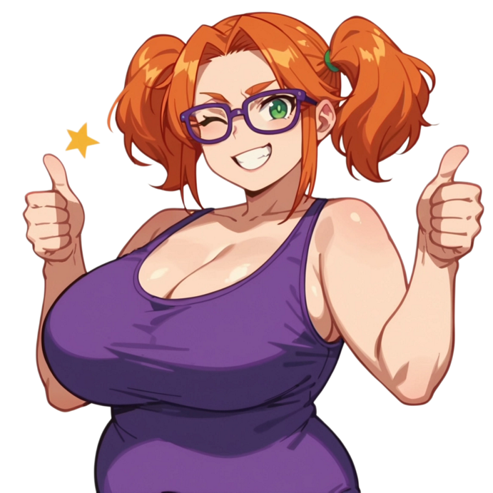 Pudgy ginger nerd with twintails, glasses, and huge tits. If you're reading this, hello! My name is Mackenzie, or Tipzy as I'm known online. I am obsessed with the color purple, cats, and everything AI. Thanks for visiting my site! Have a wonderful day! 💖