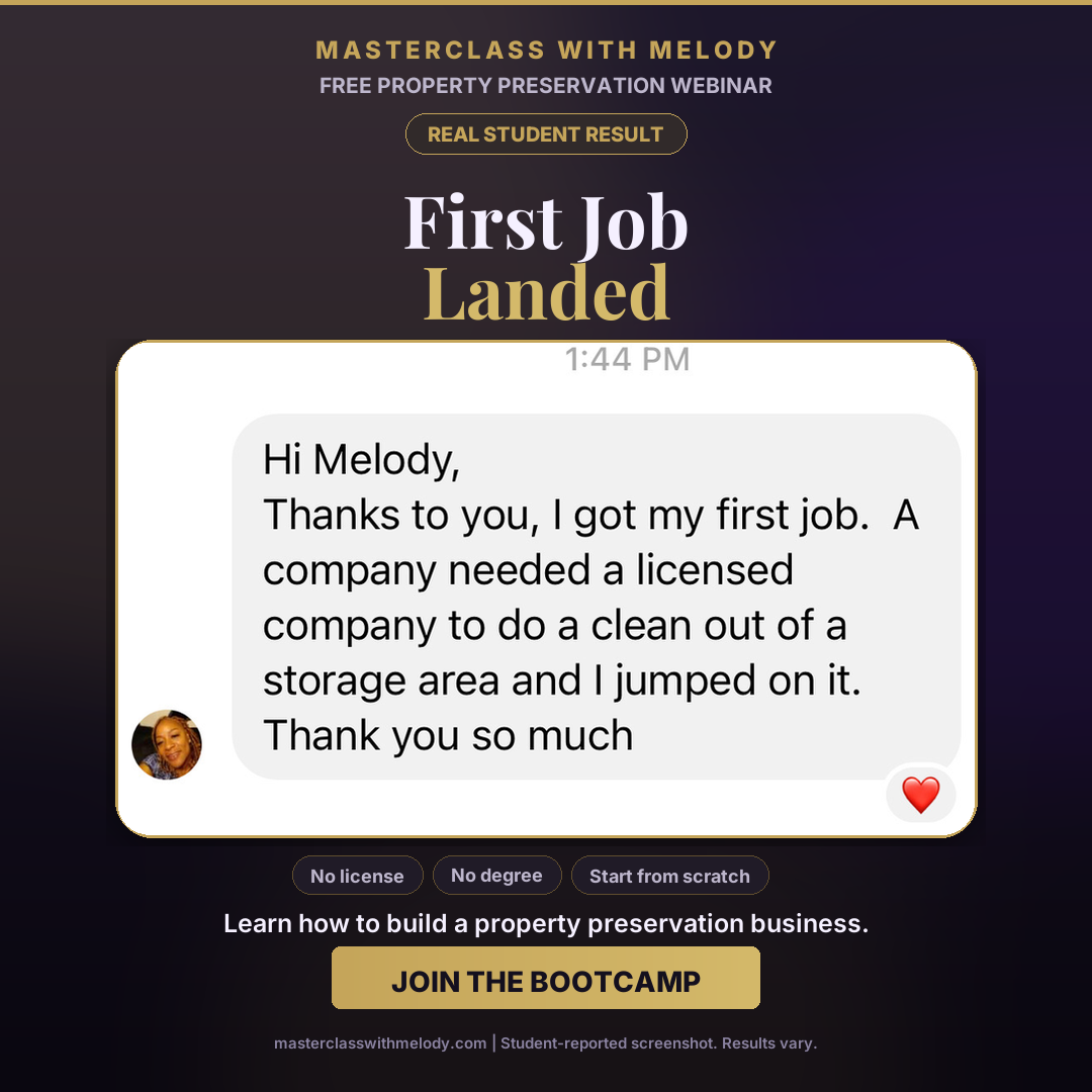First Job Landed