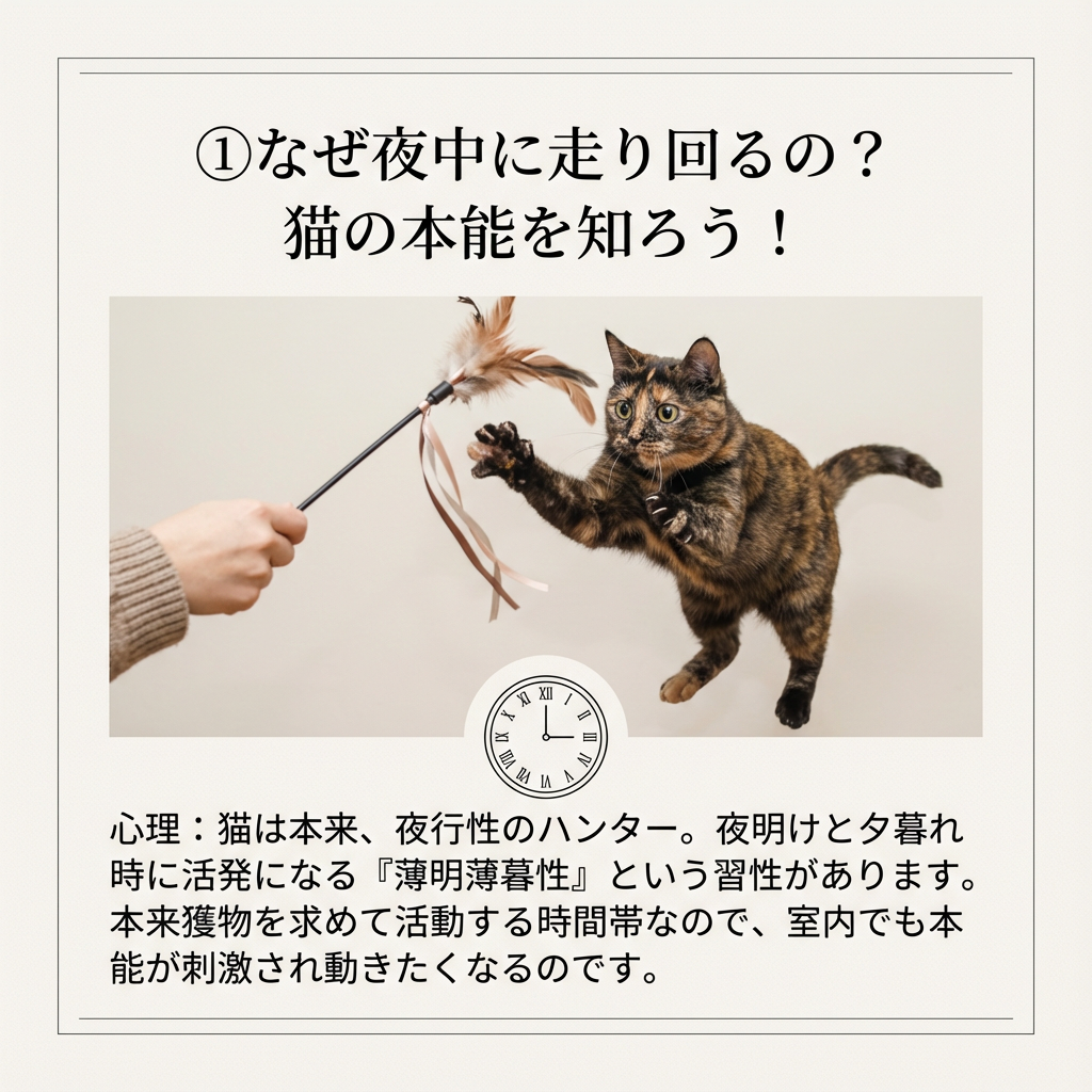 猫の夜中の大運動会を解決！今日からできる対策法 - Image 3