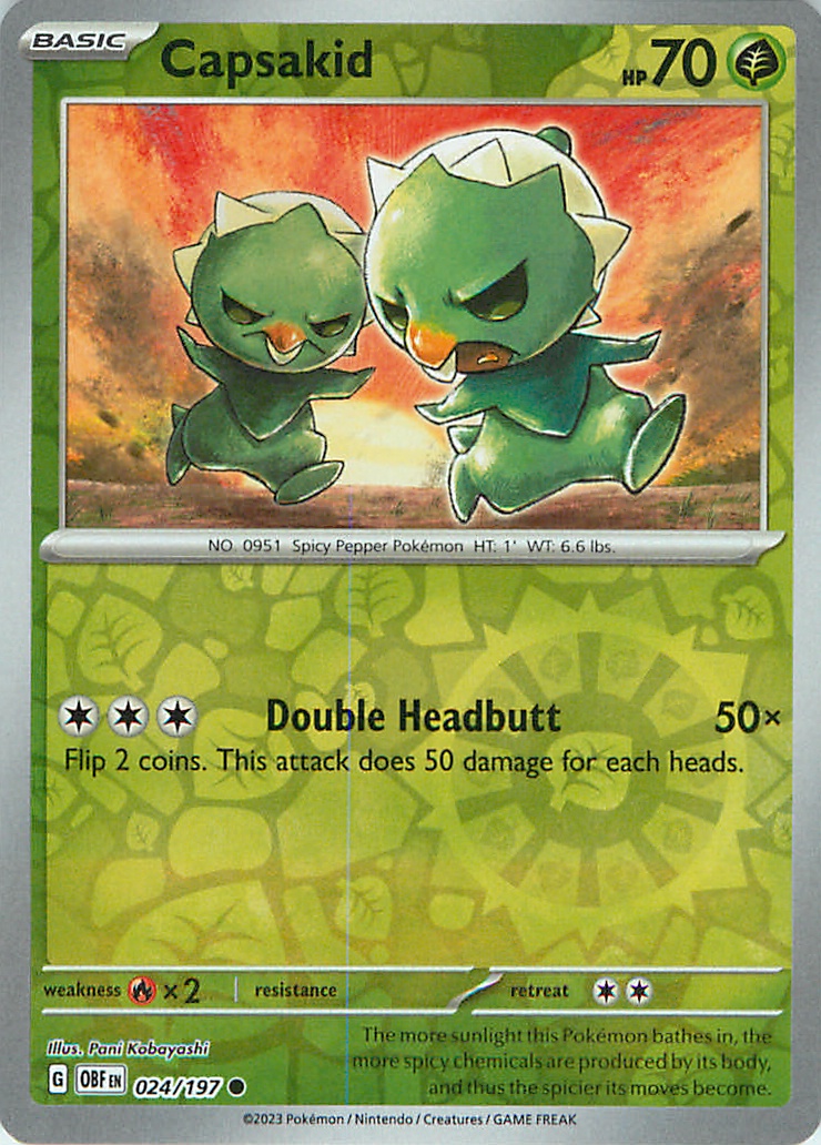 Pokemon S&V Obsidian Flames Reverse Holos English Near Mint. Choose your card!