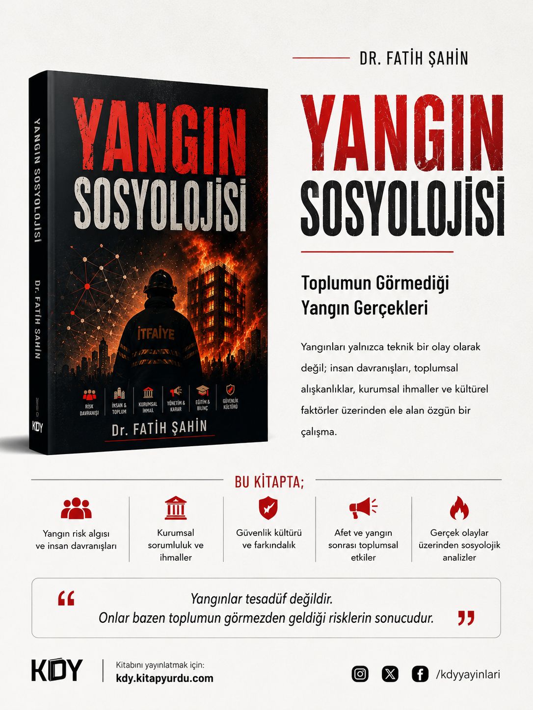 Yangın Sosyolojisi kapak