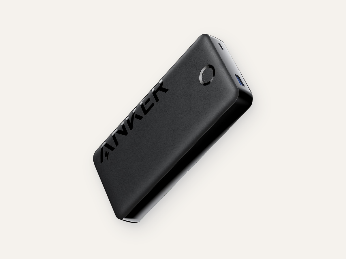 Black Anker 325 Power Bank 20000mAh