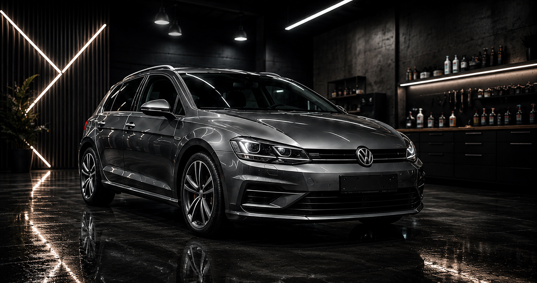 Vehicle regeneration process in a premium garage