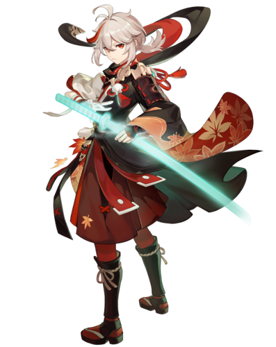 Art of Connor from Detroit posing with a gun.