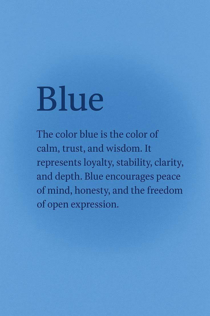 Blue Definition