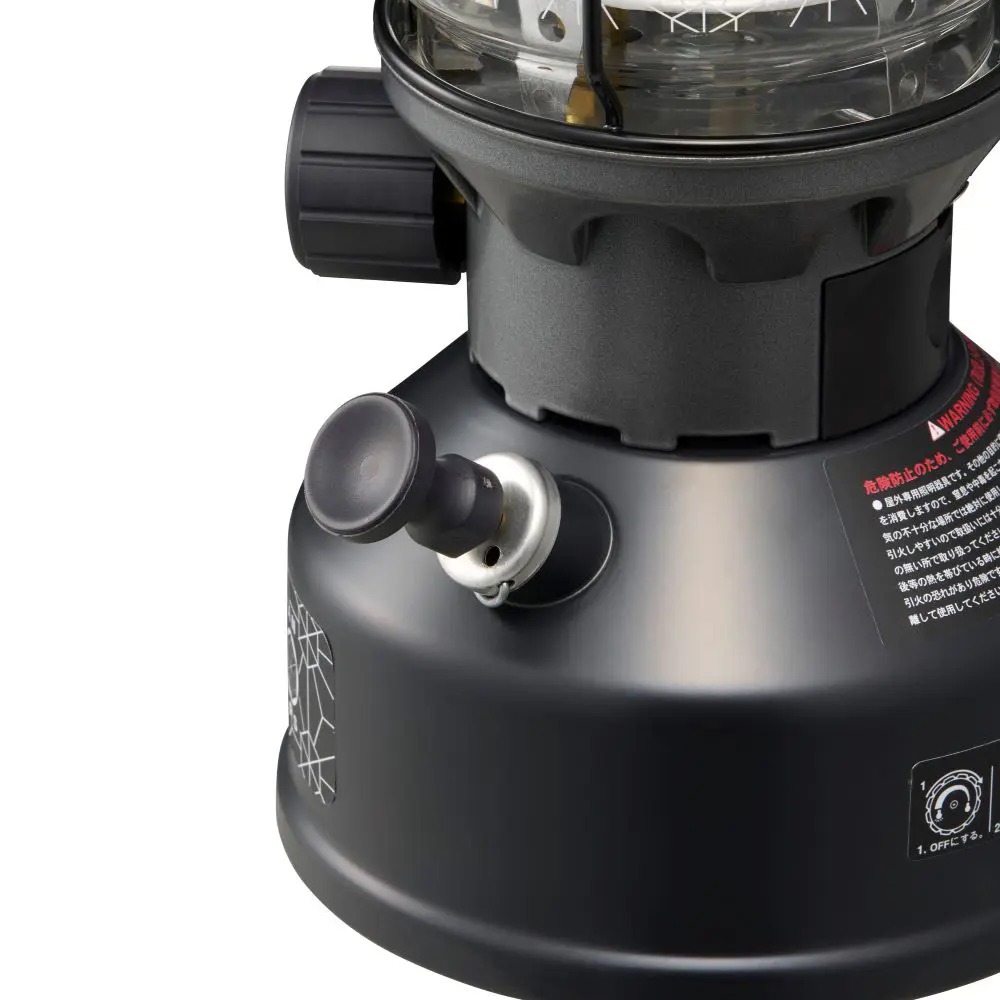 Coleman 50 Limited North Star 黑色油箱、打氣泵與亮度旋鈕細節