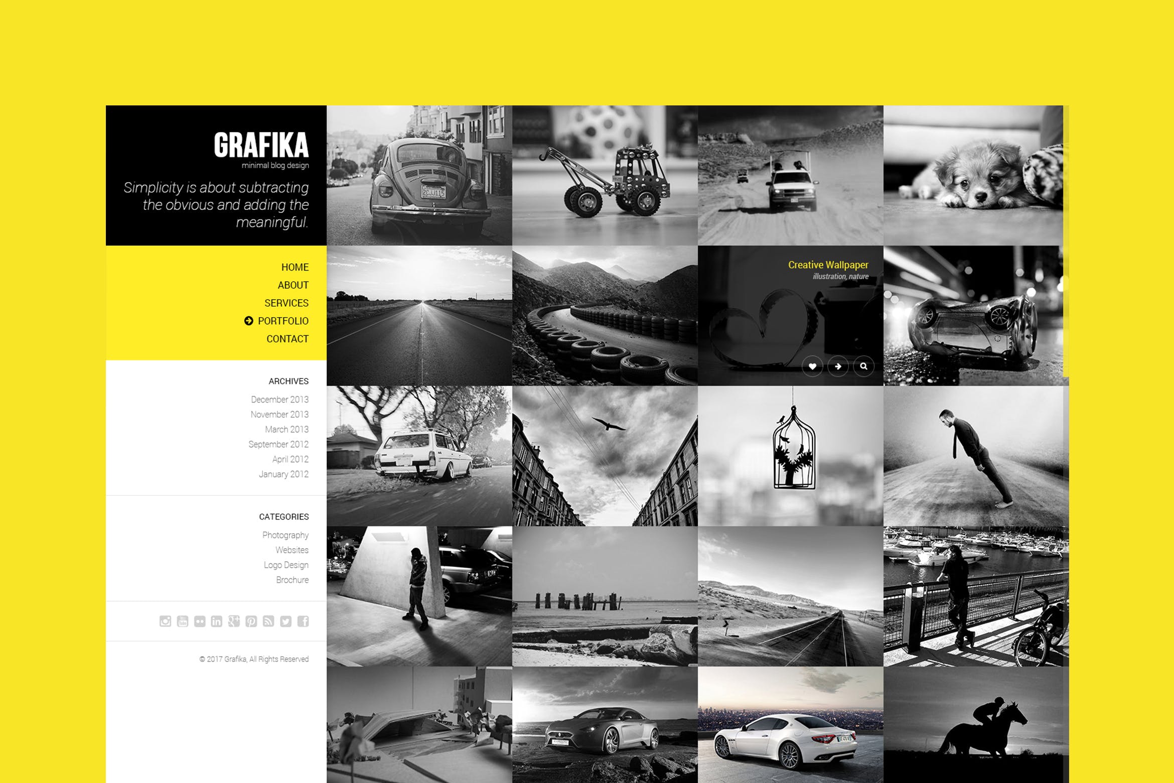 Mẫu Website được thiết kế dựa trên nhu cầu tham khảo hình ảnh thường xuyên
