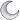 waning crescent icon