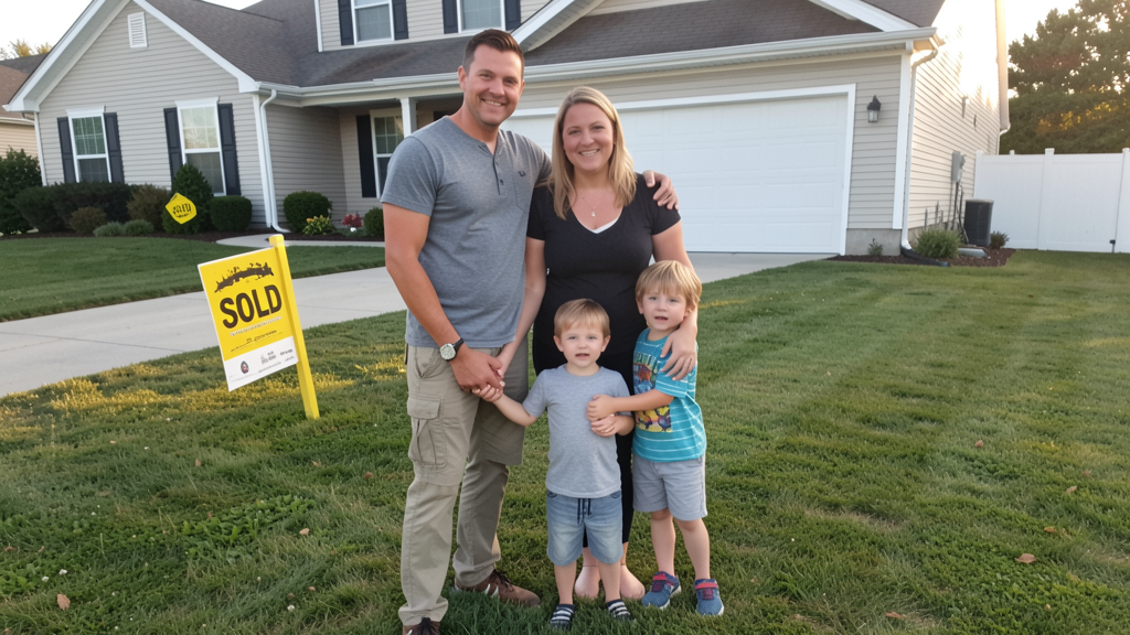 Authentic public realtor closing-day moment