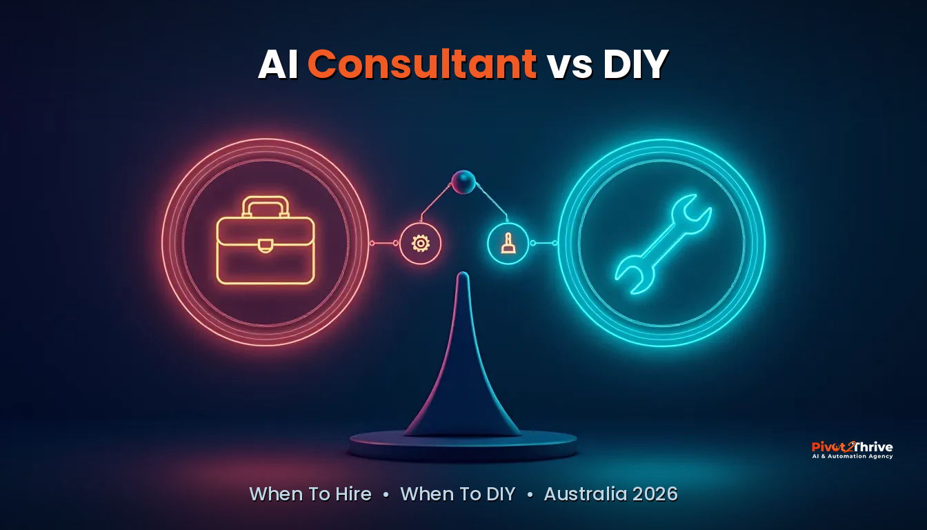 AI Consultant vs DIY: When to Hire an AI Expert (and When Not To)